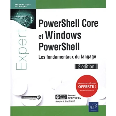 Image de PowerShell Core et Windows Les fondamentaux du langage Livre d’occasion Bon