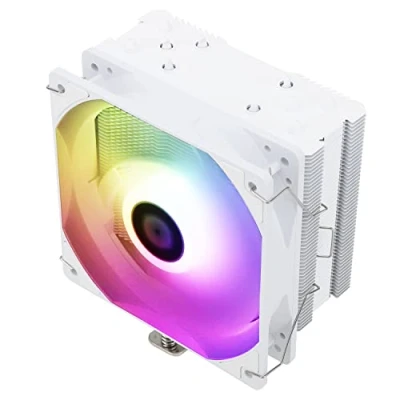 Image de Thermalright Assassin King 120 SE WHITE ARGB CPU Luftkühler, AK120 ARB, 5 Heatpipes, TL C12CW S PWM Leise Fan Kühler mit FDB Lager, für AMD AM4/Intel 115X/1200/17XX, LGA1700