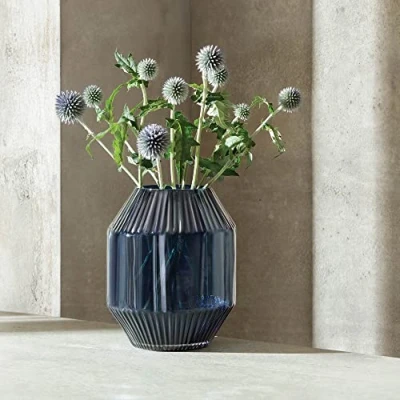 Image de LSA Rotunda RT09 Vase en Verre soufflé à la Bouche et Fait Main 20 cm
