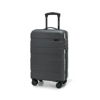 Image de WITTCHEN COMODO Line Petite Valise Bagages à Main Cabine de Voyage Bagage Rigide en ABS Serrure TSA Taille S Gris foncé