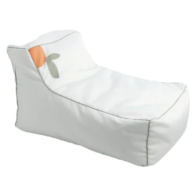 Image de Fauteuil Pouf 75x45cm en Polyester Vert Tilleul