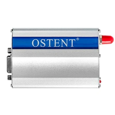 Image de OSTENT Modem GSM GPRS avec Module Wavecom Q2403A COM/RS232/Port Série Commandes at SMS MMS Appel Vocal Adaptateur Secteur Prise EU Plug