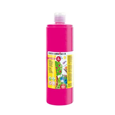 Image de Eberhard Faber 578919 Peinture au doigt EFA Color, magenta clair, 750 ml, séchage rapide et lavable