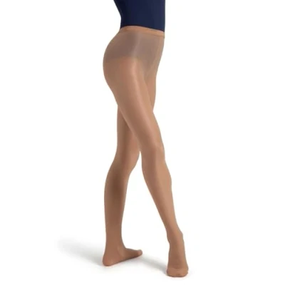Image de Capezio Ultra Shimmery Footed Tight Collants, Toast, L Femmes