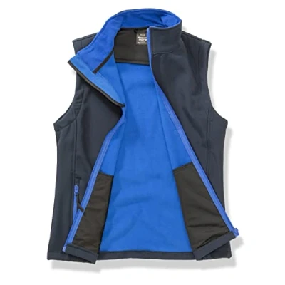 Image de Result R232f Gilet Softshell Imprimable Femme, Bleu Marine/Bleu Roi, X Small/Size 8