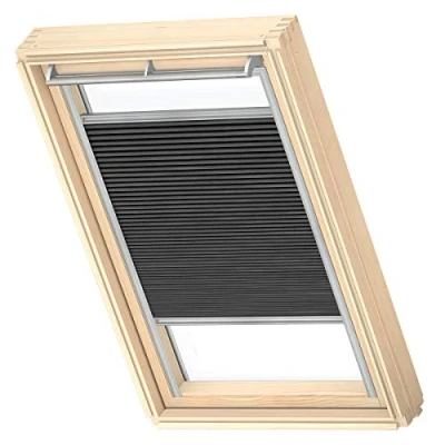 Image de VELUX Original Store Plissé Occultant et Isolant, C02, Noir Charbon