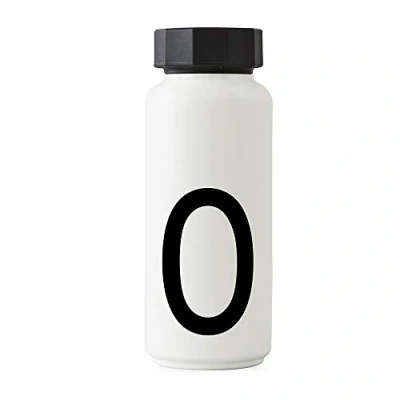 Image de Design Letters Bouteille Isotherme Gourde 500ml d&#039;eau sans BPA Inox Reutilisable Chaud de 12 hrs Froid Jusqu’à 24 Sport pour Enfant, femme, Voyage Blanc
