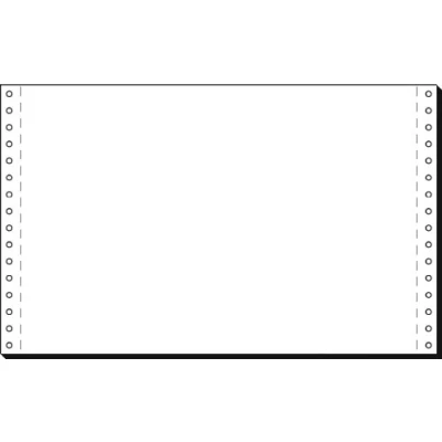 Image de SIGEL papier listing sans fin, 330 x 8&quot;, A4 vertical Simple, 60 g/m2, en blanc, PL Contenu: 2000 f