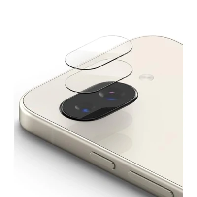 Image de Ringke Protection Caméra Google Pixel 9a Verre Trempé [2 Pack] 9H Dureté Camera Lens Anti Rayures Aucune Interférence de Flash Arrière Protecteur Clear