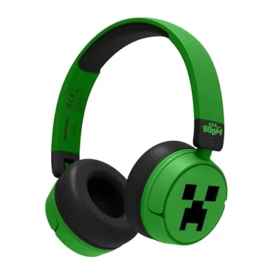 Image de OTL Technologies MC1231 Minecraft Casque sans fil pour enfant Vert