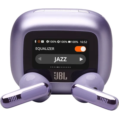 Image de JBL Live Flex 3, Écouteurs sans fil, Bluetooth, jusqu&#039;à 50 h d&#039;autonomie, Réduction de Bruit Active, son haute fidélité Signature, étanches à l&#039;eau IP54, violet