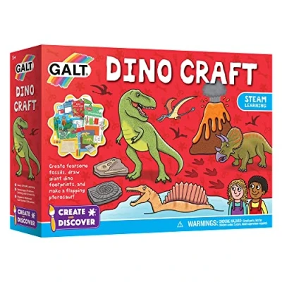 Image de Galt Toys, Create and Discover Dino Craft, Craft Kits for Kids, Ages 5 Years Plus