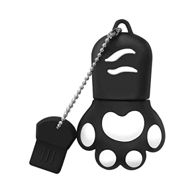 Image de CléS USB 128 Go Clé 2.0 Rapide Flash Drive, Pendrive Cle Mini Portable Grande Capacité Originale Memory Stick pour Pc/Phone/Tablettes/TV/Photo Stockage Externe (Noir)