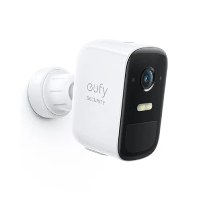 Image de eufy Security eufyCam 2C Pro, Camera Surveillance WiFi exterieure sans Fil, Autonomie 180jours, Résolution 2K, Vision Nocturne, Frais mensuels, nécessite HomeBase 2