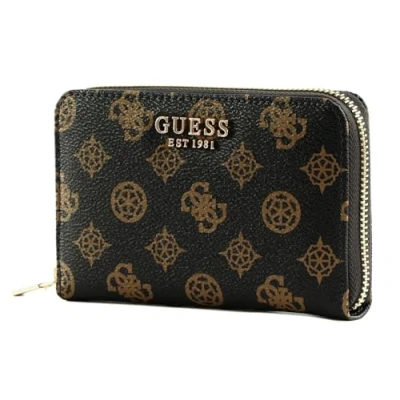 Image de Guess Laurel Medium ZIP Around Portefeuille, Femme, Taille: One Size, Mocha logo