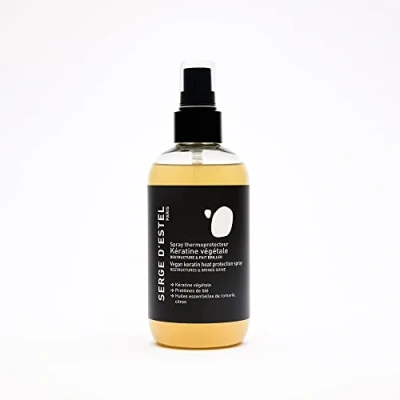 Image de SERGE D&#039;ESTEL PARIS Lotion Cheveux Lisses 200ml Répare et Restructure la Fibre Capillaire Apporte Brillance aux Formule 100% Vegan Made in Paris.