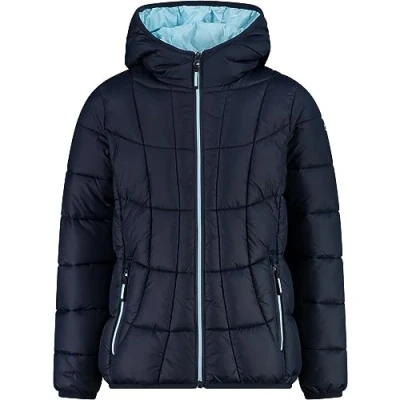 Image de CMP Veste Kid G à capuche fixe, Noir Bleu, 140