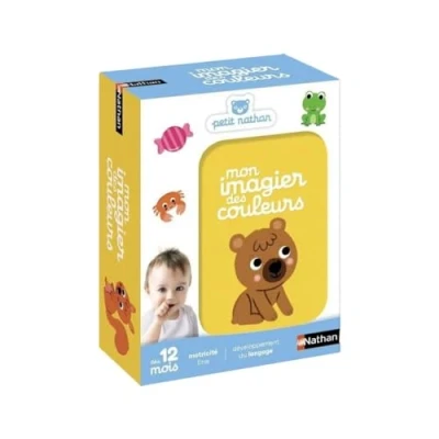 Image de Nathan Mon Imagier Des Couleurs Découverte Jeu Educatif Développement du Langage Facile à Attraper Pour Bébé dès 12 mois