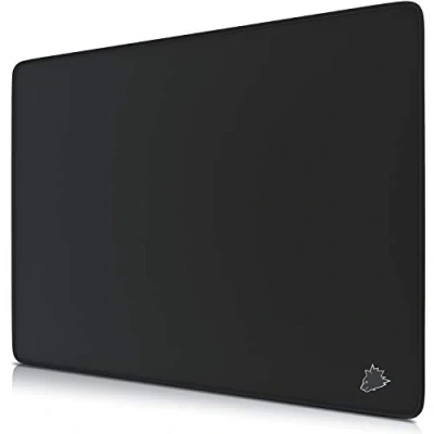 Image de CSL Computer Titanwolf Tapis de Souris Jeu XXL Speed Noir 440 x 350 mm sous Main Table Grande Taille Améliore la précision et Vitesse
