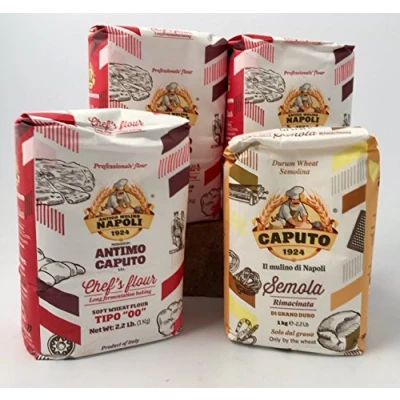 Image de Molino Antimo caputo Napoli moulin &#039;00&#039; farine + de semoule (3 1 sachets)