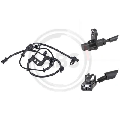 Image de A.B.S. 31866 Capteur ABS actif 1050 noir HYUNDAI: i30 II 3/5 portes