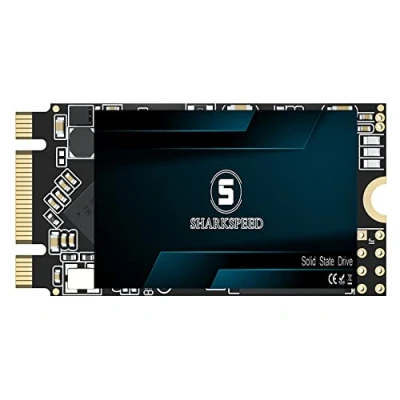 Image de S SHARKSPEED M.2 2242 64Go Disque Dur SSD Interne 42mm SATA 3 6Go/s TLC 3D NAND Ngff Solid State Drive(64Go 2242)