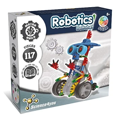 Image de Science4you Robotique Deltabot, Kit Robot à Construire de 117 pièces pour Enfants +8 Ans Monter Un Interactif Enfant avec ce Jeux Construction; Jeu STEM Activites Manuelles