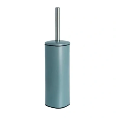 Image de Blue Canyon Santorini Brosse WC et Support pour Salle de Bain, tête Flexible en Plastique Un Nettoyage Profondeur, Taille compacte, Design élégant, Vert Menthe