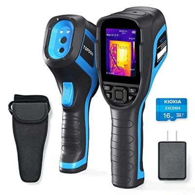 Image de Caméra Thermique, TOPDON TC005 d&#039;Imagerie Thermique à Résolution IR 256 x 192 avec Visuelle 2 MP, Imageur Portable, Plage de Température 20 C 550