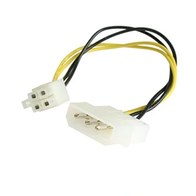 Image de STARTECH StarTech.com Adaptateur Molex 15,2cm vers P4/ATX, Câble LP4 P4 Neuf