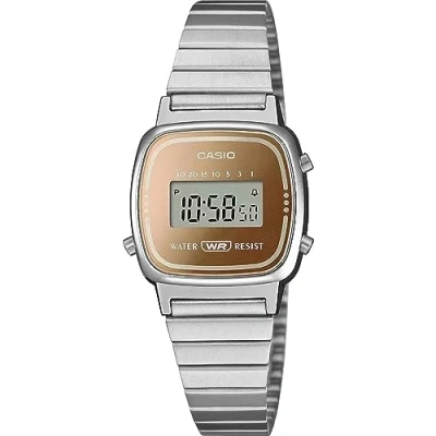 Image de Casio digital Watch Montre à affichage silvercoloured, Femme, Taille: One Size, Silver coloured