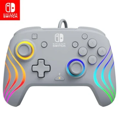 Image de Official Switch Afterglow Wave Wired Controller Grey