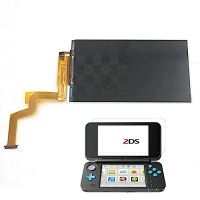 Image de Cuifati Écran de Remplacement pour New 2DS XL LL, Top Kits Réparation D&#039;écran LCD L&#039;écran la Console Jeu LL