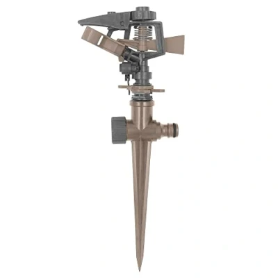 Image de Jardibric Arroseur Grande Portée de 10m à 14m avec Réglage d&#039;angle 30 360 450 L/h Arrosage Précis et Polyvalent pour Votre Jardin ou Espace Vert