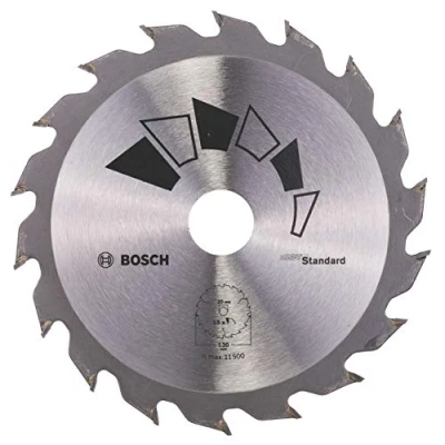 Image de Bosch 1x Lame de Scie Circulaire Standard (pour Bois, Ø 130 x 2.2/1.5 20/16 mm, 18 Dents, ATB, avec Bague Réduction 16 Accessoire Circulaire)