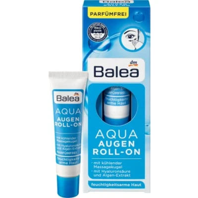 Image de Aqua yeux Roll On Crème contour des Avec boule de massage rafraîchissante extrait d&#039;algues Hydrate durablement 15 ml