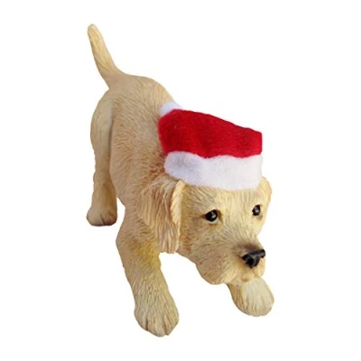 Image de Sandicast Figurine Jaune Labrador Retriever Sculpture, Jaune, Ornament