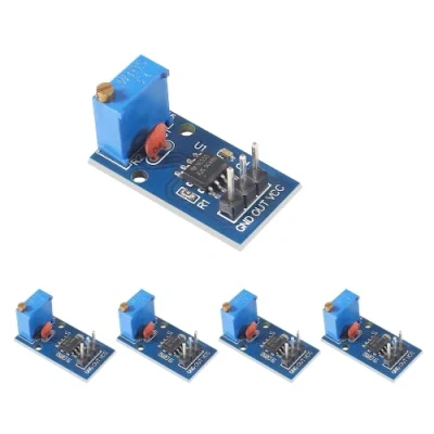 Image de DollaTek 5PCS NE555 Générateur d&#039;impulsions Module de fréquence réglable 5 12V DC
