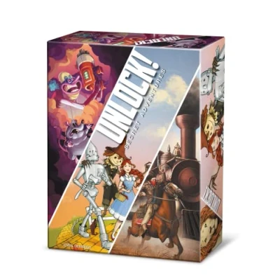 Image de Asmodee Italie Unlock Secret Adventures Jeu de table, Rose, scunl03it Version Italienne