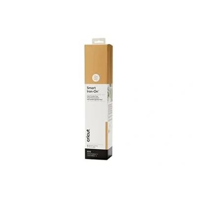 Image de Cricut Smart Iron on Or 2,7 m (9ft) Vinyle de Transfert Chaleur (HTV) pour Une Utilisation Explore 3 et Maker 3, 2,7m, 2008685, 2.7m
