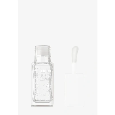 Image de Wet n Wild Huile à Lèvres Transparente, Gloss Transparent Nourrissant et Non Collant Enrichi de 7 Huiles Naturelles, Formule Légère pour un Effet Brillant Miroir, Crystal Ball