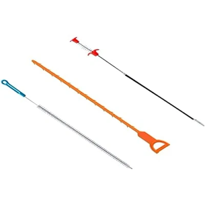 Image de Juliyeh Lot de 3 brosses Nettoyage pour canalisations et brosses, Nettoyer Les canalisations, la Cuisine, Salle Bain, l&#039;égouttoir.