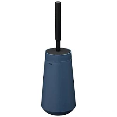 Image de Tiger Tess, Porte Brosse WC avec Flexible Swoop®, Bleu/Noir, 129x129x412mm
