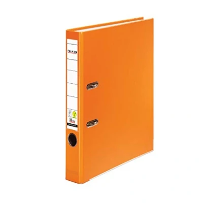 Image de Falken Classeur Rigide Largeur du dos 50 mm schmal Orange.