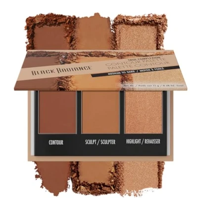 Image de Black Radiance True Complexion Contour Palette, Medium to Dark, 0.38 Ounce