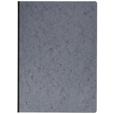 Image de Clairefontaine 791465C Collection Age Bag Un Carnet Cousu Dos Toilé Gris A4 21x29,7 cm 192 Pages Lignées Papier Blanc 90 g Couverture Carte Lustrée Grain Cuir