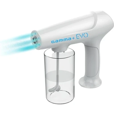 Image de Gamma+ NANO Atomiseur EVO MISTER, Vaporisateur Rechargeable avec USB de Type C, Grande Capacité 340 ml, 90 Min d&#039;Autonomie, Silencieux, Nébuliseur pour Cheveux Peau et Surfaces Dures