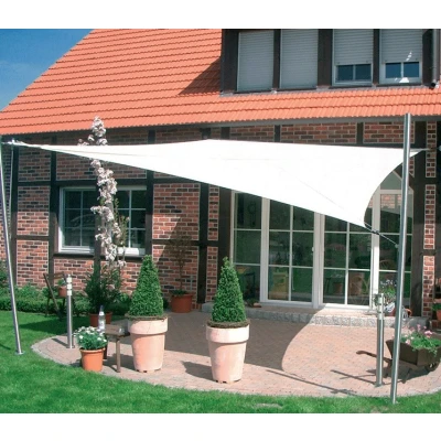 Image de &#039;Direct Filet&#039;&#039; &#039;Voile d&#039;ombrage imperméable 6 x 4 Concave Anthracite