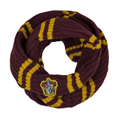 Image de Cinereplicas Harry Potter Echarpe Infinity Licence Officielle Maison Gryffondor Rouge et Jaune