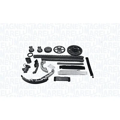 Image de MAGNETI MARELLI 341500000480 Jeu de distribution à chaînes avec roue dentée Chaîne fermée, duplex, Simplex NISSAN: X Trail, Almera II 3/5 portes